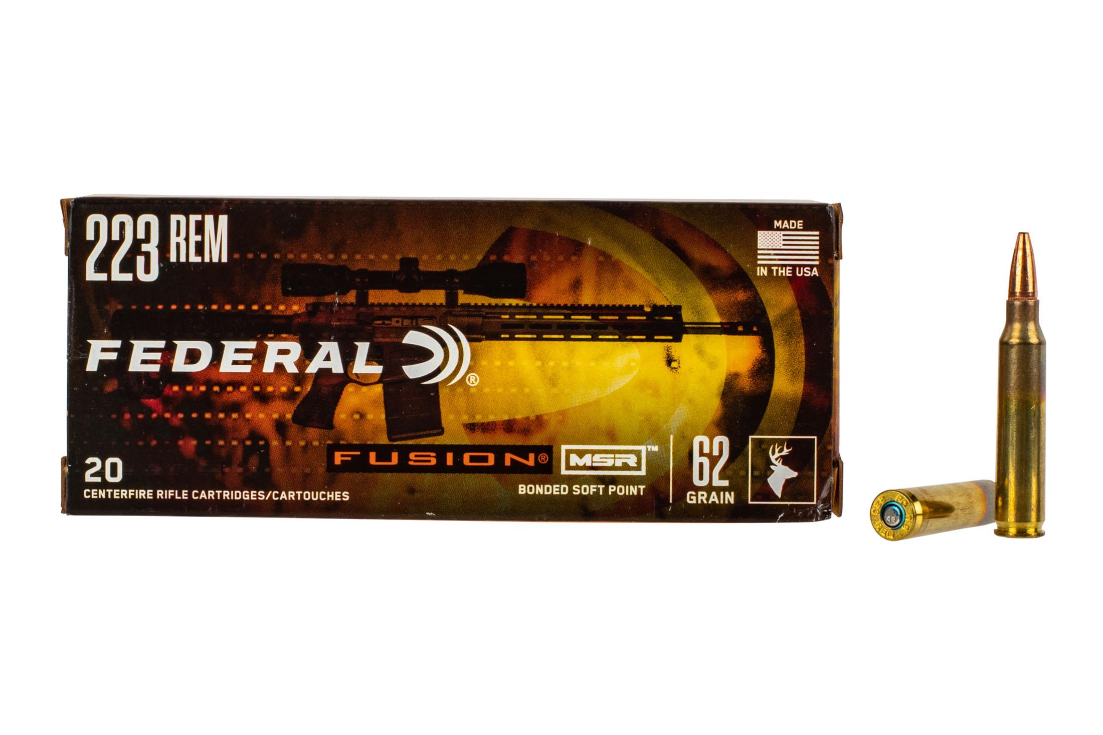 Federal Fusion MSR 223 Remingon 62gr Soft Point Ammo Box Of 20 FEF223MSR1 federal-fusion-msr-223-remingon-62gr-soft-point-ammo-box-of-20-fef223msr1